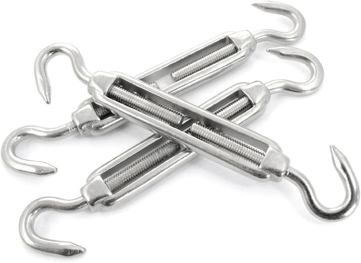 10 Stk. SPANNSCHLOSS Haken - Haken M6 VA4 edelstahl Spannschraube Spannschlösser #03 - 10 pcs/s #03