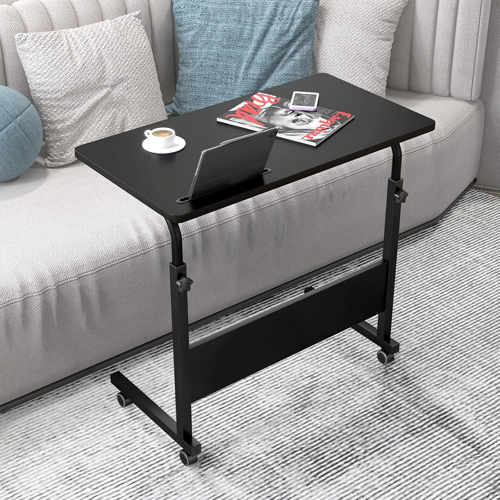 sogesfurniture höhenverstellbar Laptoptisch Computertisch mit Tablet Steckplatz, 80 * 40cm PC Tisch