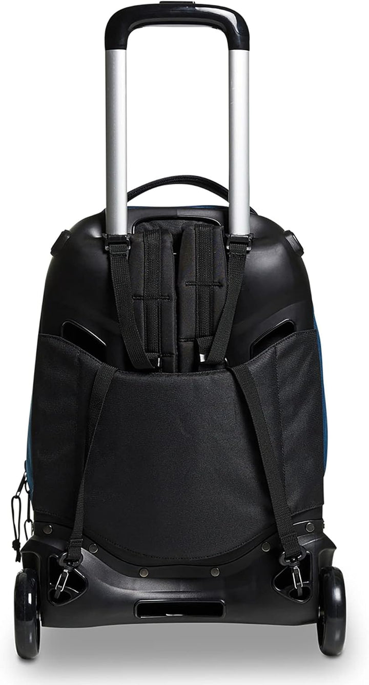 Invicta TROLLEY NEW PLUG PLAIN, Rucksack mit Trolleyfunktion, ab 1. Klasse, 3 in 1, Abnehmbarer Ruck