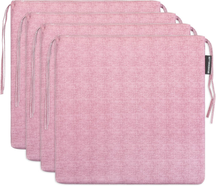 Brandsseller Sitzkissen Stuhlkissen Sitzauflage Stuhlauflage - Uni Farben mit 4 Kordelbändern für si