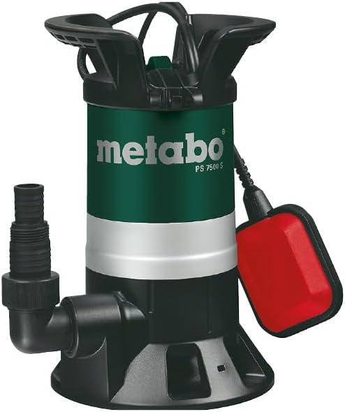Metabo Schmutzwasserpumpe PS7500S, Mehrfarbig, 450W, 230Volt, 50Hz