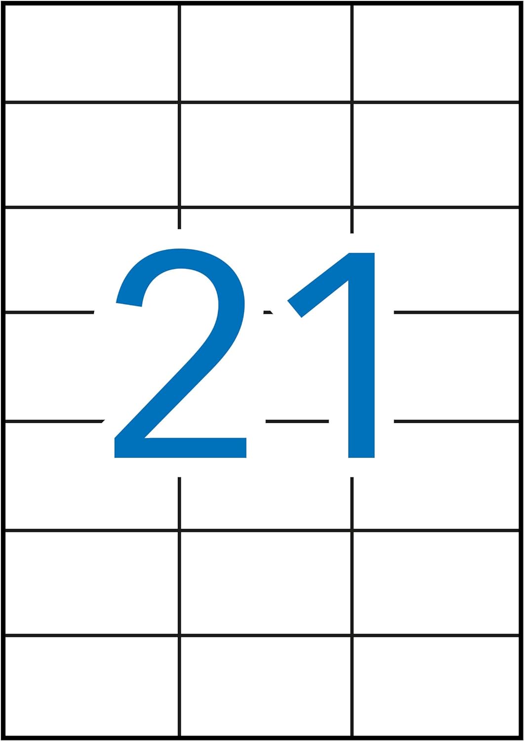 APLI 1779 Permanent-Etiketten, 70,0 x 42,4 mm, 500 Blatt 70 x 42,4 mm 500 Blatt, 70 x 42,4 mm 500 Bl