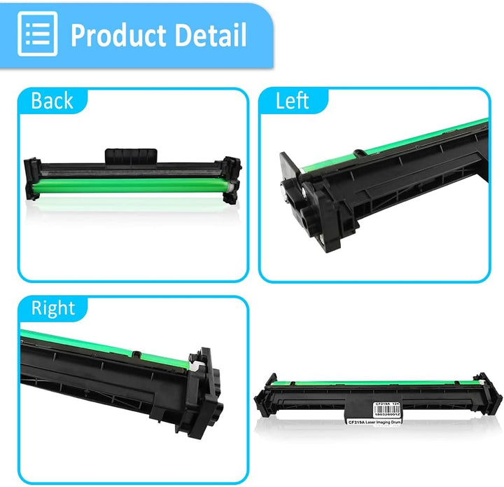 Kompatible Trommelkartusche 19A CF219A Schwarz Ersatz für HP Laserjet Pro M102a M102w, MFP M130fn M1