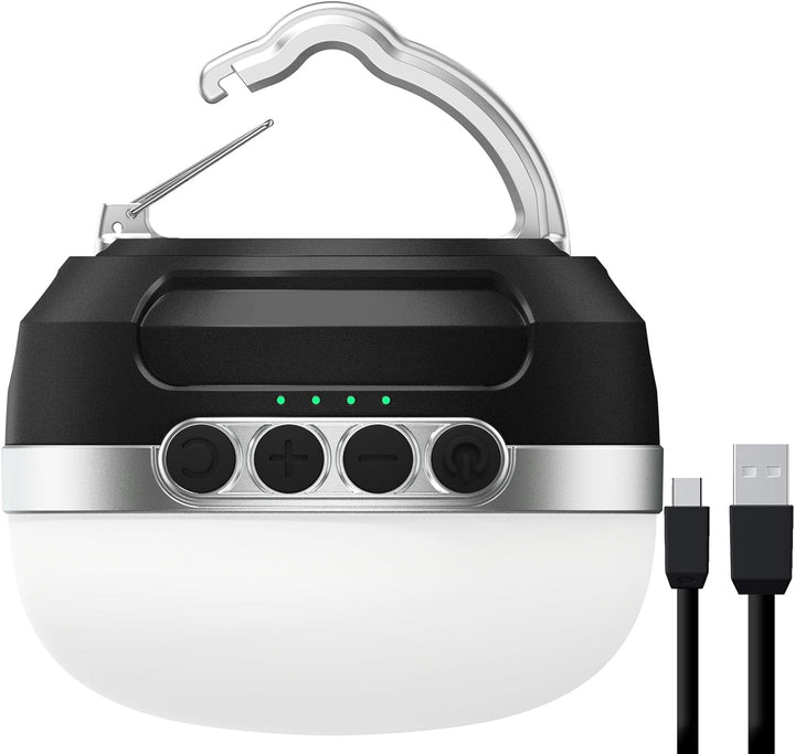 LED Campinglampe RGB Farbwechsel, 8400mAh akku Camping Laterne mit USB C Aufladbar, 5 Lichtmodi, Stu