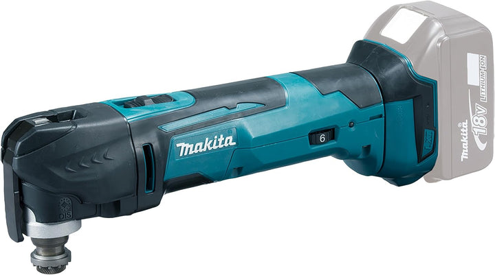 Makita DTM51Z Akku-Multifunk.Werkzeug 18,0 V (ohne Akku, ohne Ladegerät, ohne Zubehör), Blau, 1