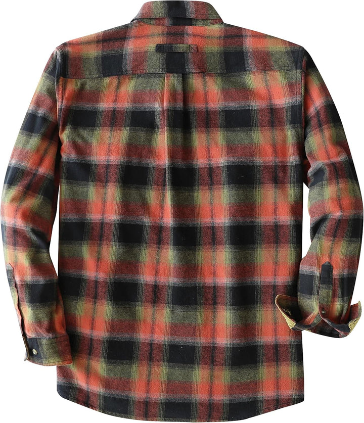 Dubinik® Flanellhemd Herren Button Down Kariert Baumwollhemd Freizeithemd Hemd Herren Langarm mit Zw