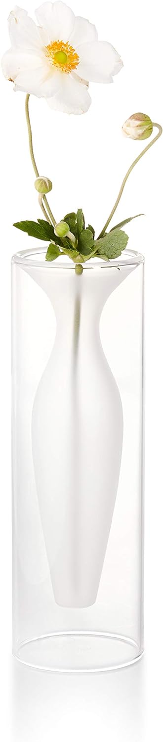 Philippi - Esmeralda Vase XS Ø 6,5 x 20 (h) cm Weiss, Ø 6,5 x 20 (h) cm Weiss