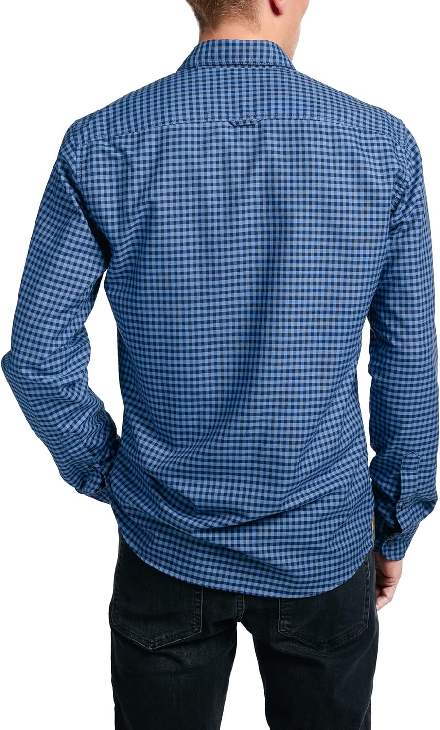 eterna Langarm Hemd Slim Fit Oxford kariert