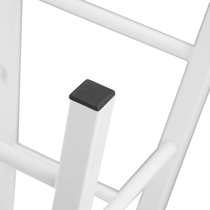 WOLTU 4X Barhocker Bistrohocker Tresenhocker Barstuhl, Gestell aus stabilem Stahl, Stizfläche aus MD