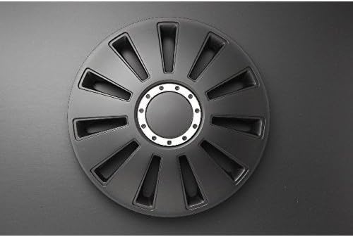 AUTO-STYLE Satz Radzierblenden Silverstone Pro 14-Zoll Schwarz 14-inch Schwarz, 14-inch Schwarz