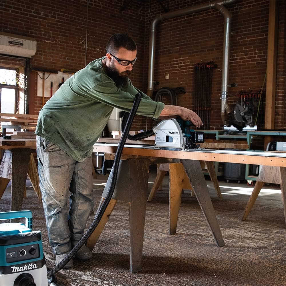 Makita DSP600ZJ Akku-Tauchsäge 56mm 2x18 V (ohne Akku, ohne Ladegerät) im MAKPAC