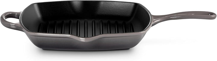 Le Creuset Signature Gusseisen-Grillpfanne, Quadratisch, 26 cm, Für alle Herdarten inkl. Induktion g