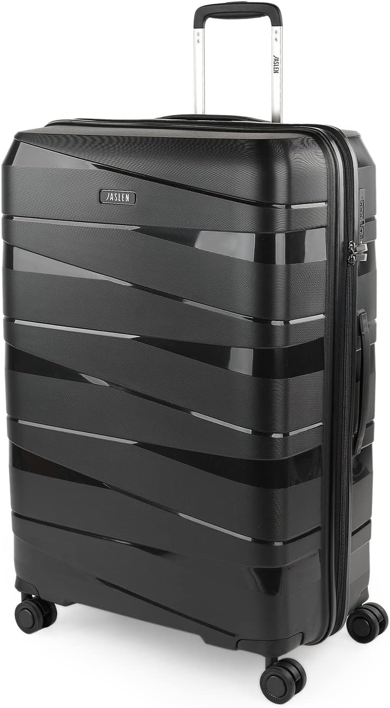 JASLEN - Koffer Gross 4 Räder Grosser Koffer Leichte - PP Reisekoffer Gross für Flugzeuge Koffer Har