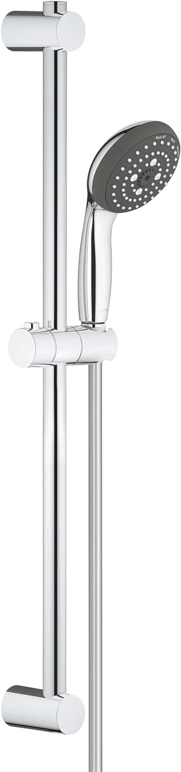 GROHE Vitalio Start 100 Brausenstangenset (3 Strahlarten, wassersparend, Antikalk-System), chrom, 26