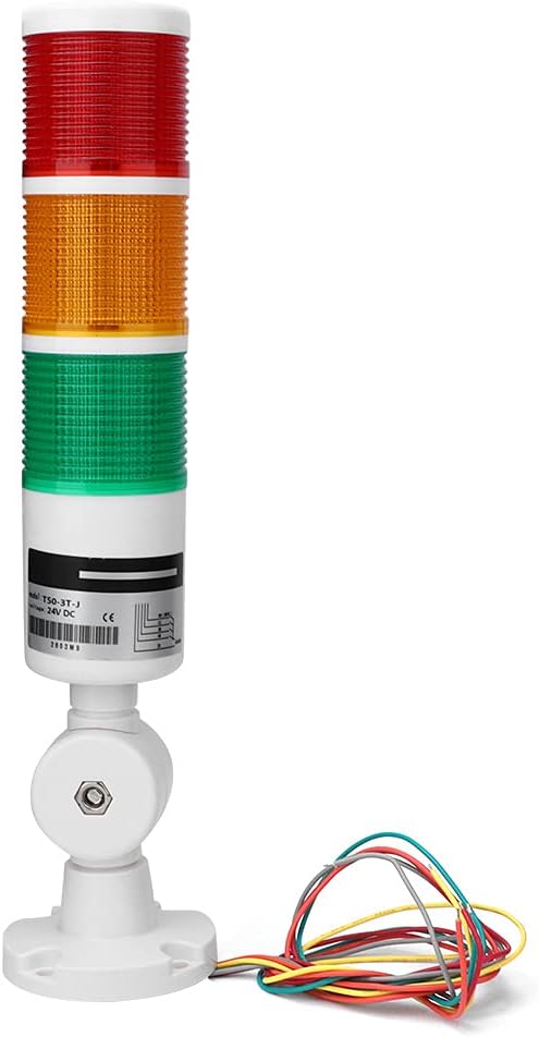 EVTSCAN Neueste Signalleuchte Säule LED Alarm Rundturm Lichtanzeige Blitzlicht Warnleuchte Summer Ro