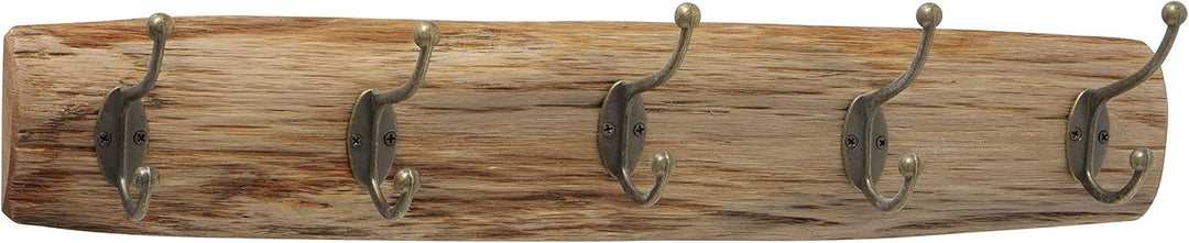 Boltze Garderobe Brando (Dekorationsobjekt aus Eichen Holz, 10 x 55 x 10 cm Wandgarderobe) 2005234