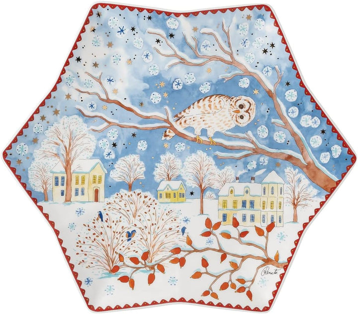 Hutschenreuther Sammelkollektion 22 Weihnachtsabend Sternschale 34 cm, 02473-727412-25384