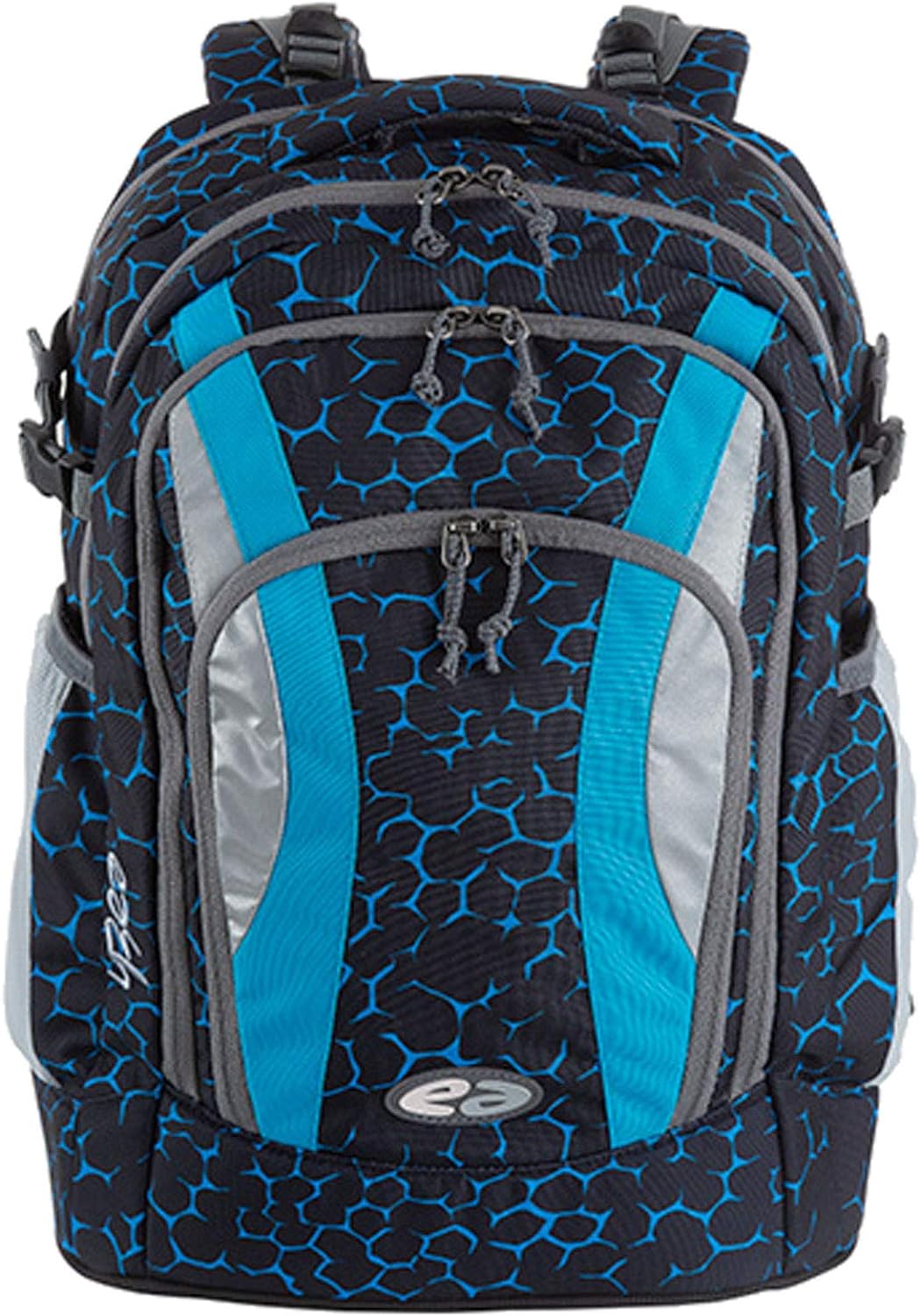 YZEA Schulrucksack AIR Net mit Atmungsaktiven Netzrücken 1,1 Kg + Adressanhänger Bowatex