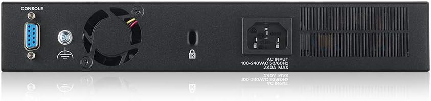 Zyxel Gigabit Ethernet Layer 2 Managed PoE+ Switch mit 8 Ports, einem Budget von 180 W, zwei Gigabit