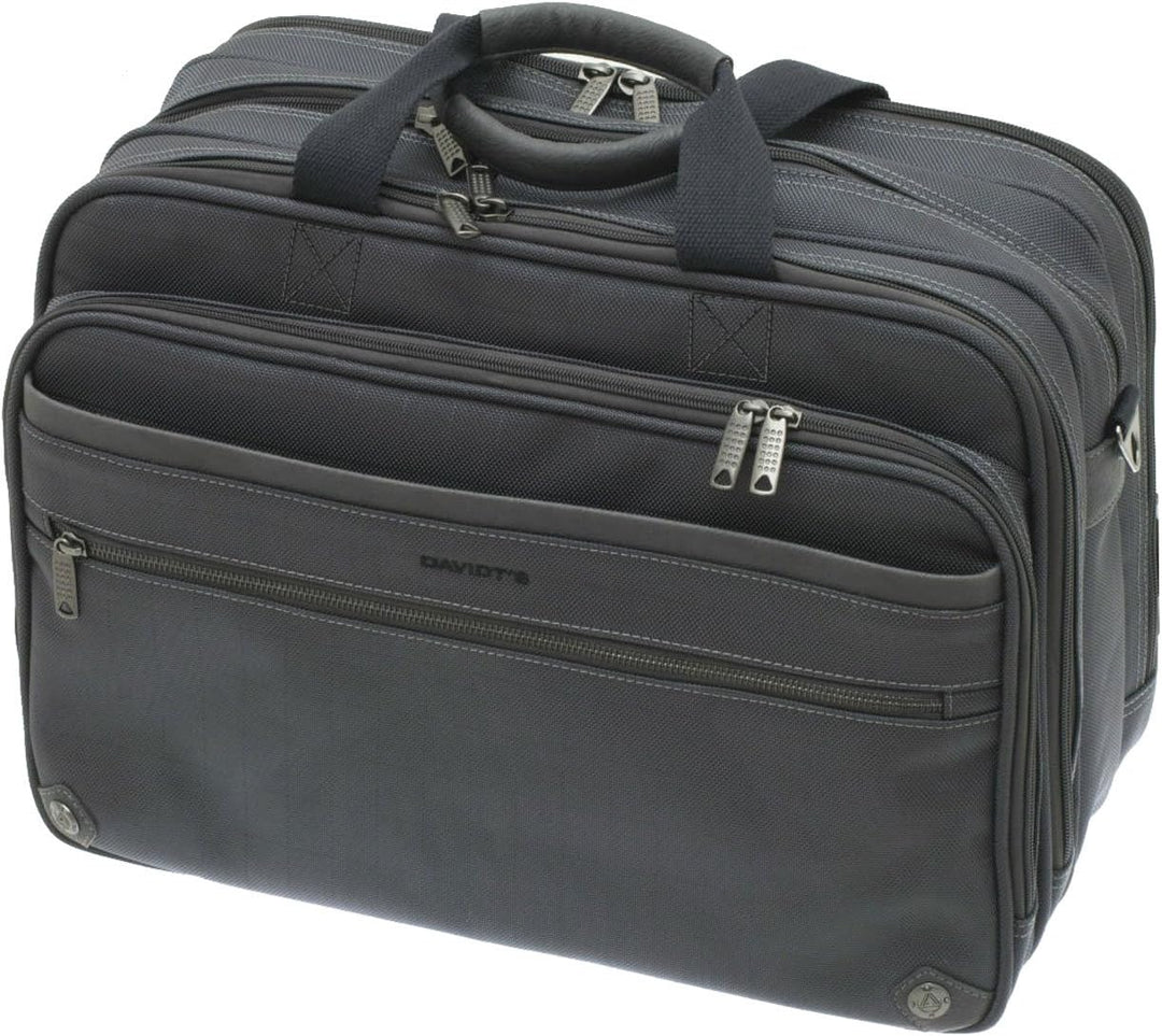 Bowatex Akten Arbeits Umhänge Tasche 43 x30x20cm Gross Grau Anthrazit Davidts