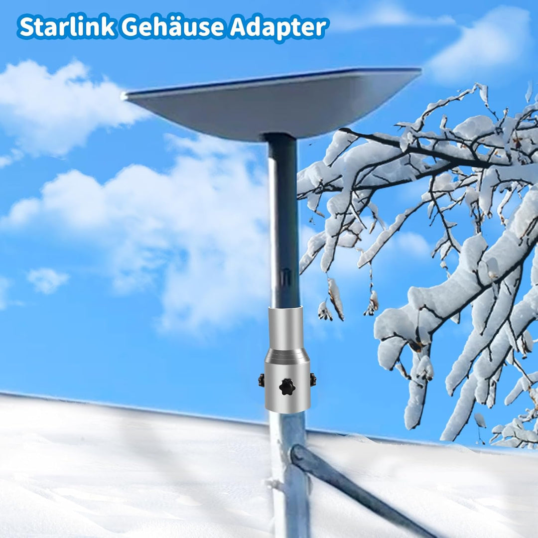 Starlink Halterung, Starlink Rohradapter: Passend für Rohrdurchmesser innerhalb von 2 Zoll und Starl