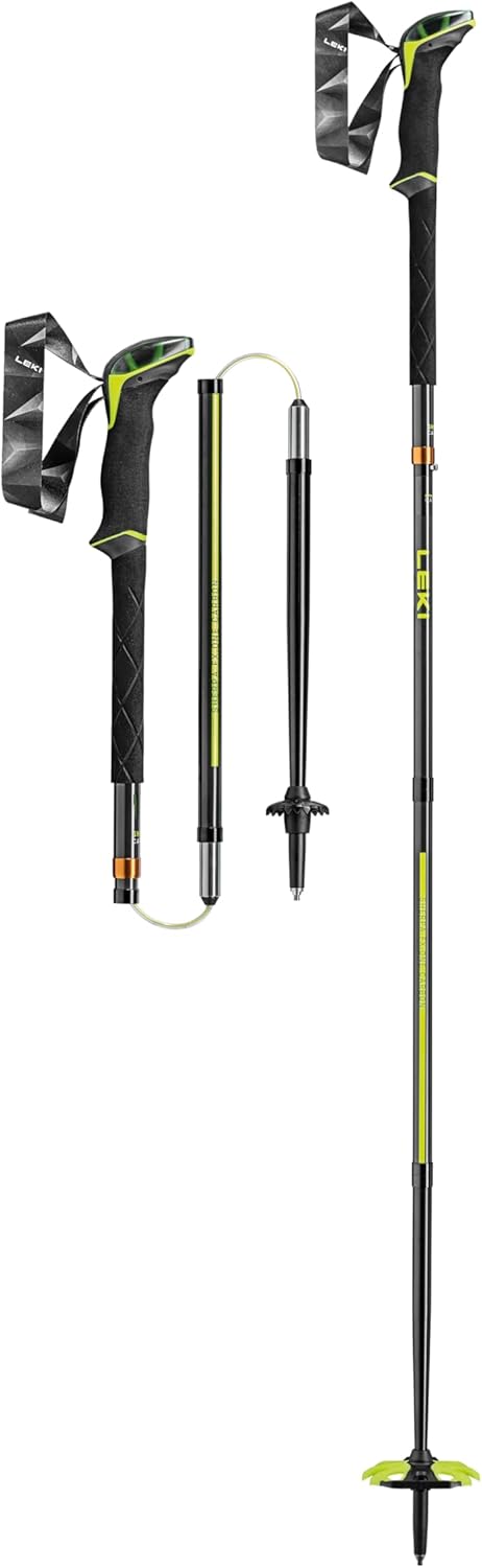 Leki Sherpa FX.One Carbon Stöcke (38)125 naturalcarbon-neonyellow-white, (38)125 naturalcarbon-neony
