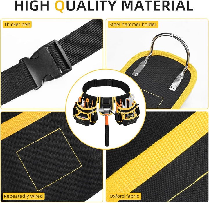 WerkzeuggüRtel, ArbeitsgüRtel, Tool Belt, GüRteltasche Werkzeug, Robuste, Verstellbare Oxford-Werkze
