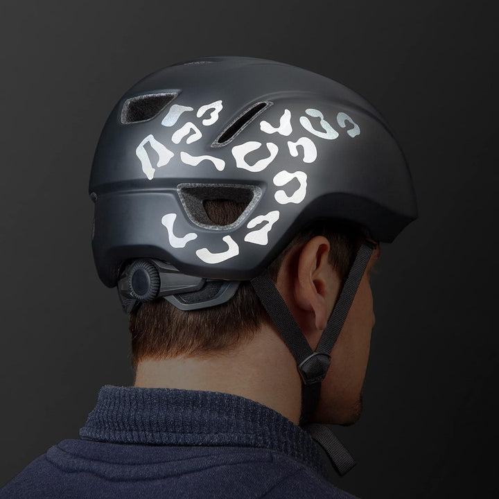 Luxshield Reflektoren Sticker Set - Leopard - für Fahrrad Roller Kinderwagen - Reflektoren Fahrrad -