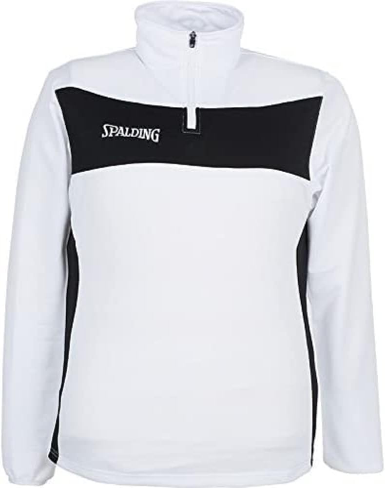 Spalding Herren Evolution Ii 1/4 Zip Top Longsleeve S Weiss/Schwarz, S Weiss/Schwarz