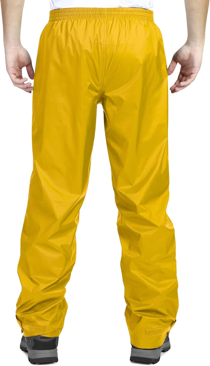 33,000ft wasserdichte Regenhose für Herren Leichte Regenhose Winddichte Outdoorhose zum Wandern Camp