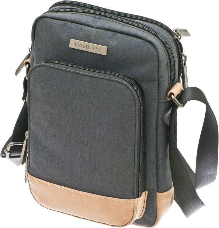 Bowatex Davidts Flugumhänger Umhängetasche 25x17x10 cm Anthrazit 258 010