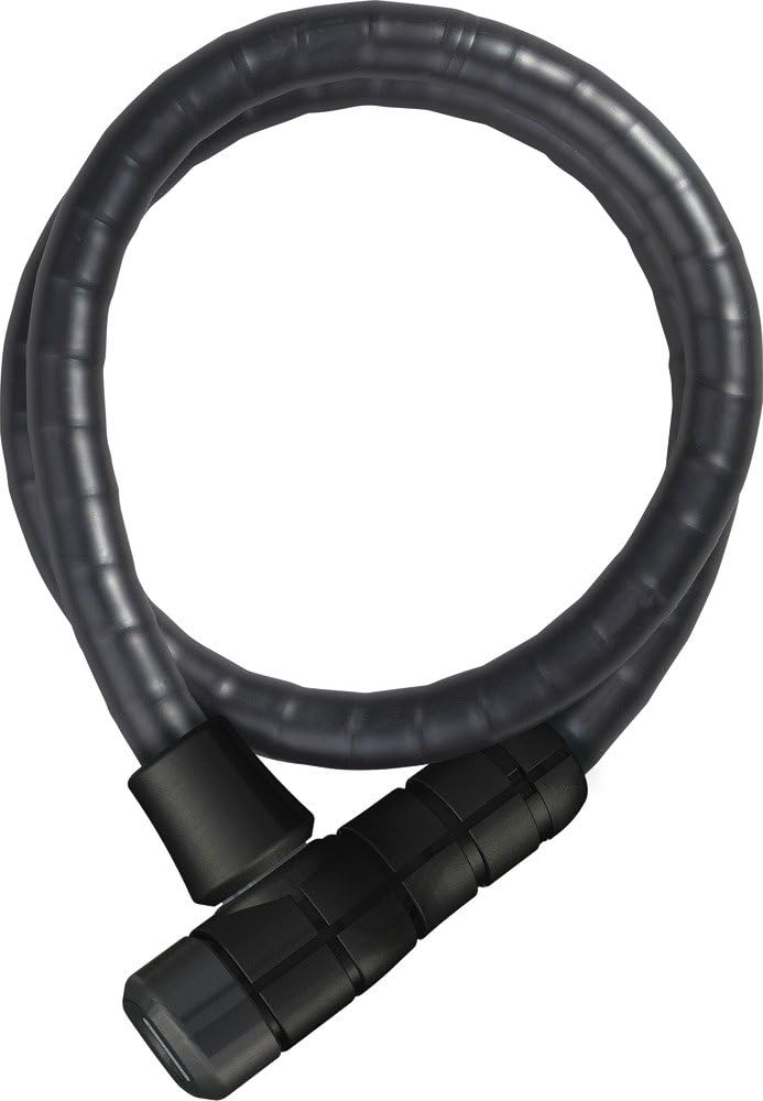 ABUS Panzerkabelschloss Steel-O-Flex Microflex 6615K - mit SCMU-Halter - Kabelschloss aus Stahlkabel