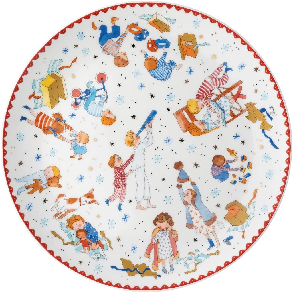 Sammelkollektion 22 Weihnachtsabend Plätzchenteller 28cm
