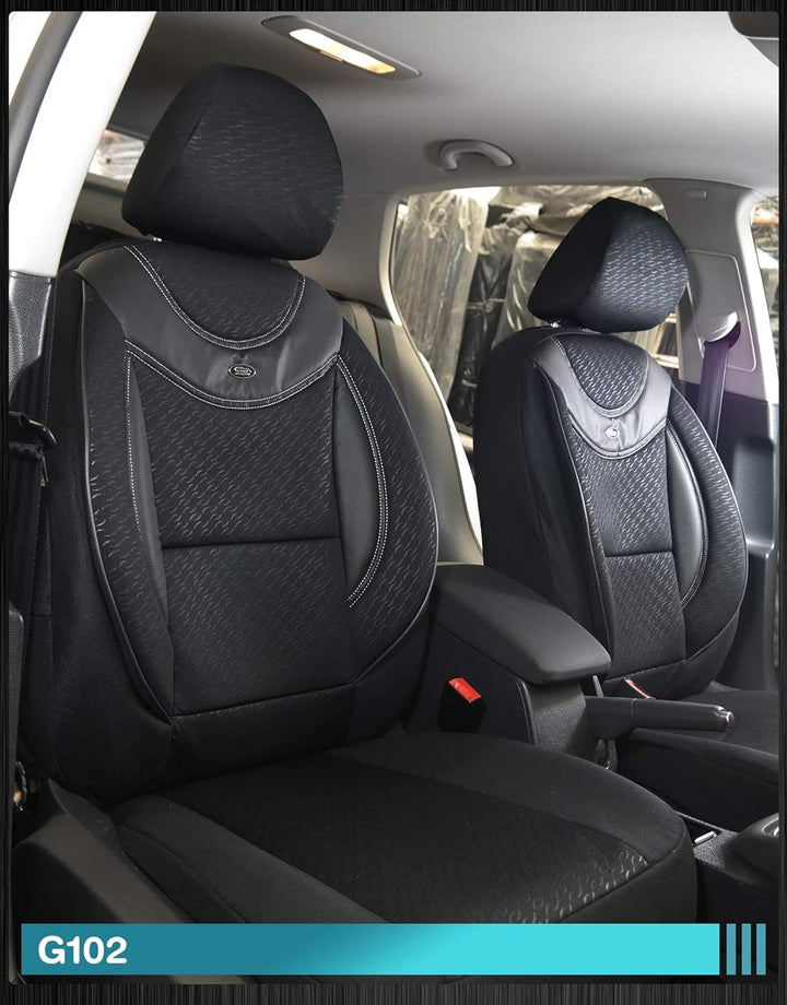 BREMER SITZBEZÜGE Mass Auto Schonbezüge kompatibel mit Toyota Avensis T25 Fahrer & Beifahrer Set ab