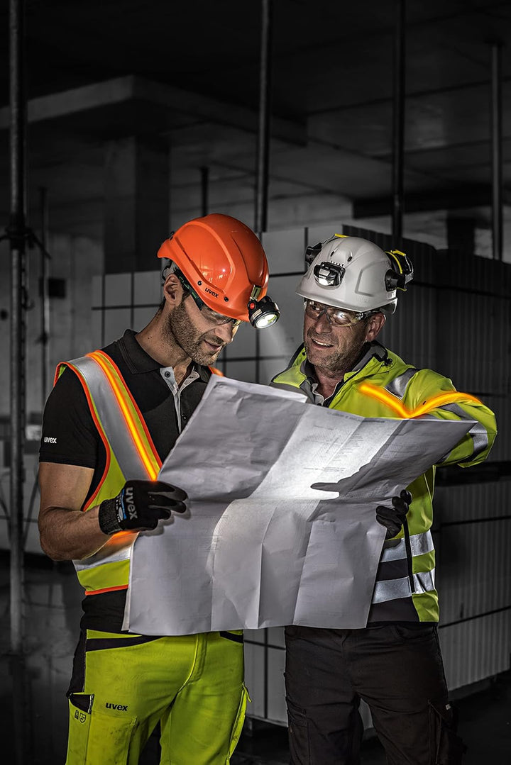 uvex i-works Schutzbrille, Arbeitsschutzbrille mit supravision excellence Technologie, kratzfest & b