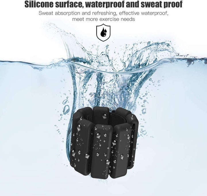 2 PCS Handgelenkgewichte Knöchelgewichte Set Gewichtsmanschetten für Fuss oder Handgelenk auf Bewegu