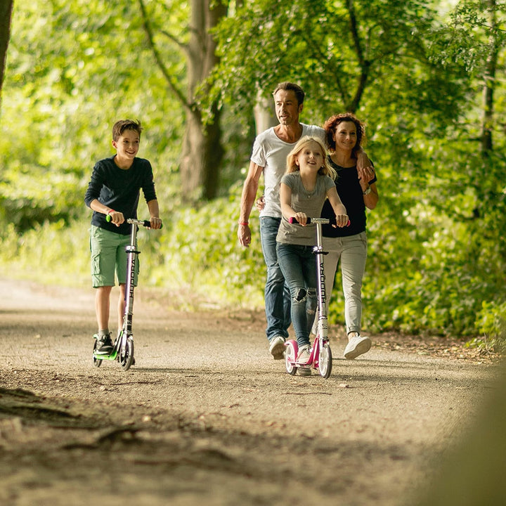 HUDORA BigWheel 125 Scooter - Sicherer & hochwertiger Aluminium-Roller für Kinder - Höhenverstellbar