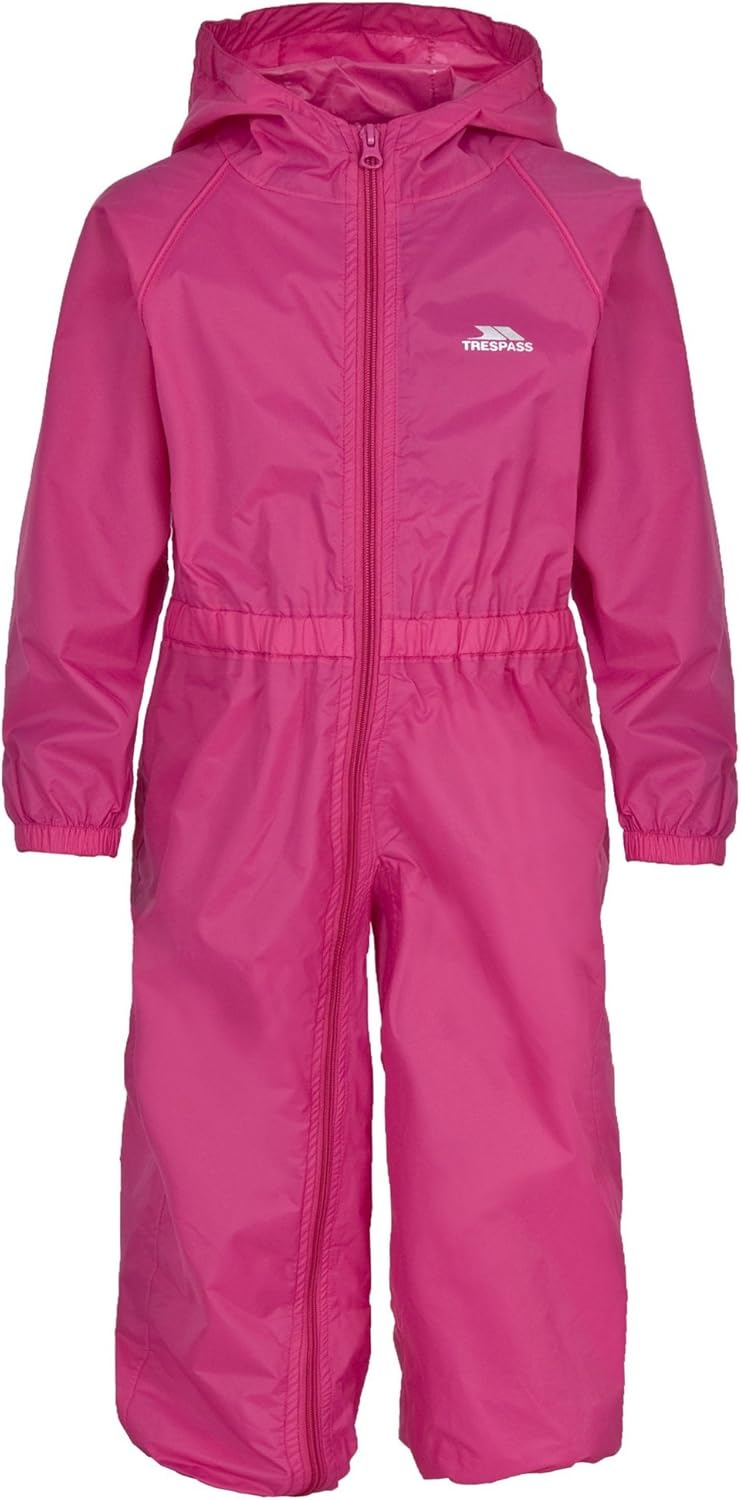 Trespass Herren Button Regenanzug 128 Rosa, 128 Rosa