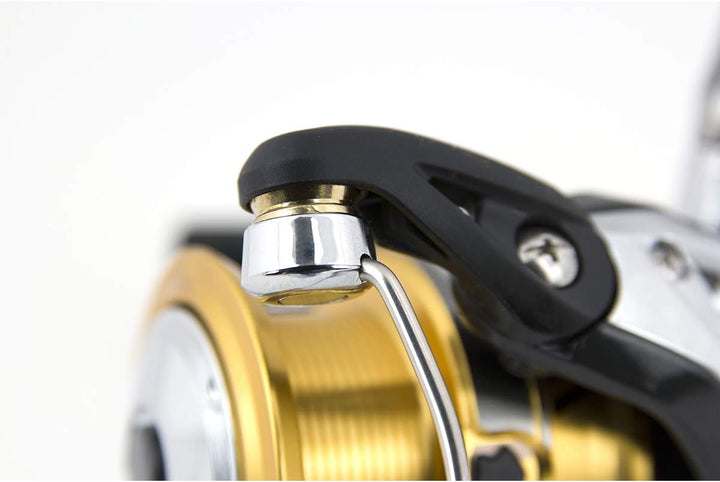 Shimano SH2500R Spinning Angelrolle mit Heckbremse, Schwarz