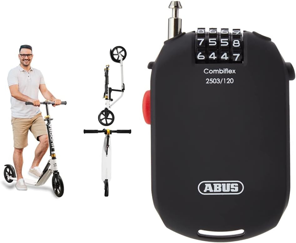 HUDORA BigWheel Style 230 Scooter - Stabiler Aluminium-Roller mit grosser Trittfläche - Höhenverstel