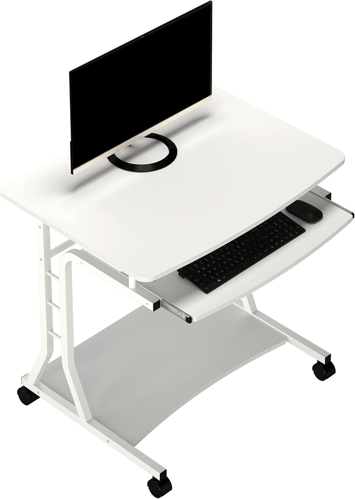 SixBros. Computerschreibtisch Weiss - CT-3791AM/8417