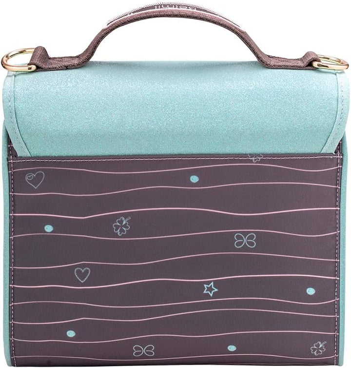 Belmil Premium Petite Kindergarten Schultertaschen Umhängetasche für Mädchen (305-51/P) Mint, Mint