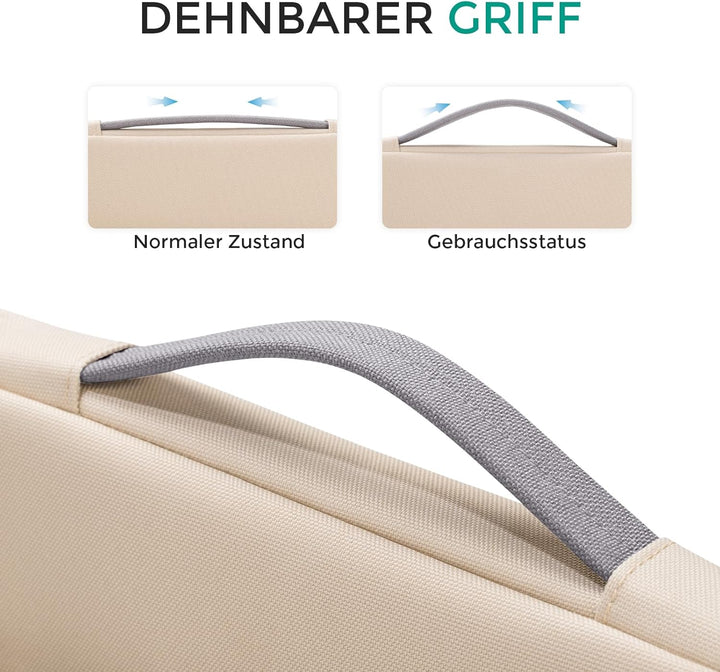 DOMISO 17 Zoll Wasserdicht Laptophülle Laptop Sleeve Case Notebook Hülle Tasche Schutzhülle für 17,3