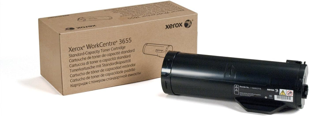 Xerox Std. Capacity Toner (Black) Yield: 6100 Pages, 106R02736 (Yield: 6100 Pages WORKCENTRE 3655)
