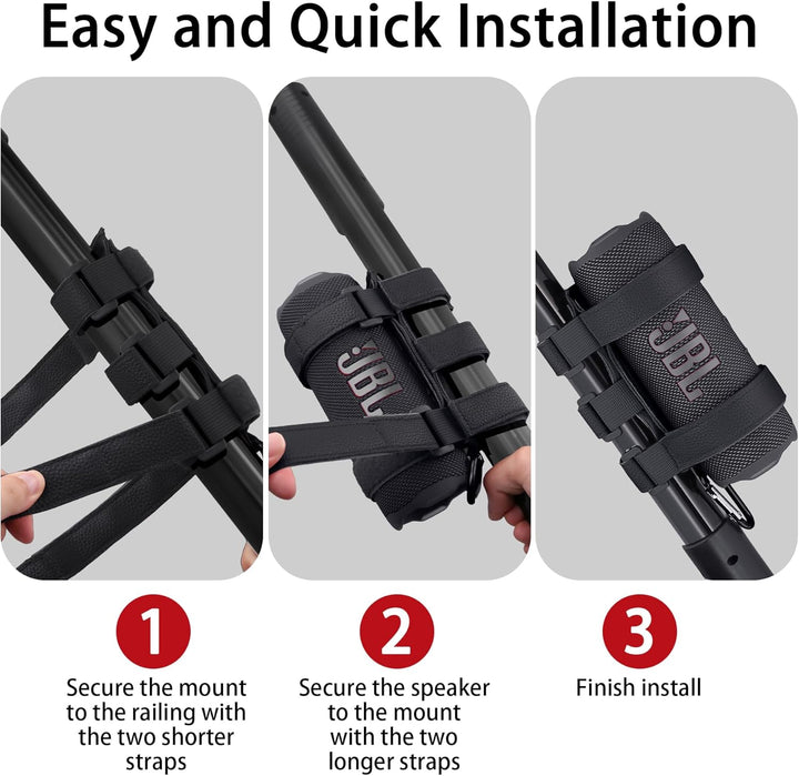 co2CREA Tragbare Lautsprecher-Halterung für die meisten kabellosen Bluetooth-Lautsprecher, Outdoor-L