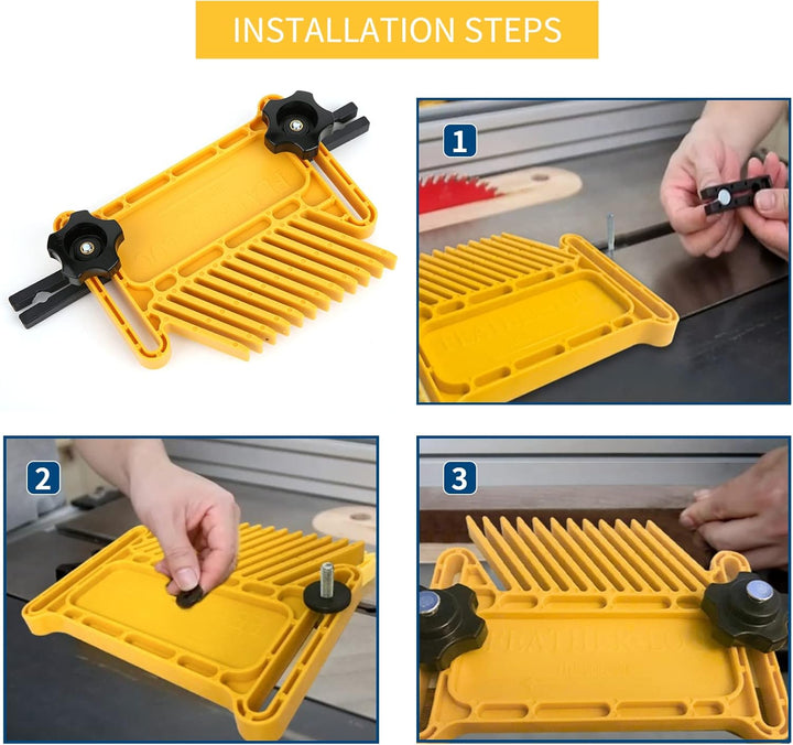 Feather Board, Featherboards, Carpentry Aid Handwerkzeugsatz Holzbearbeitungsrouter für Tischkreissä
