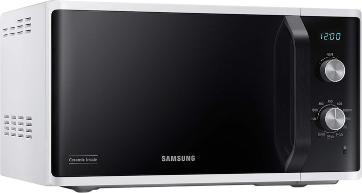 Samsung Microonde MG23K3614AW Mikrowellenofen, 23 Liter, 800 W, Grill 1100 W,