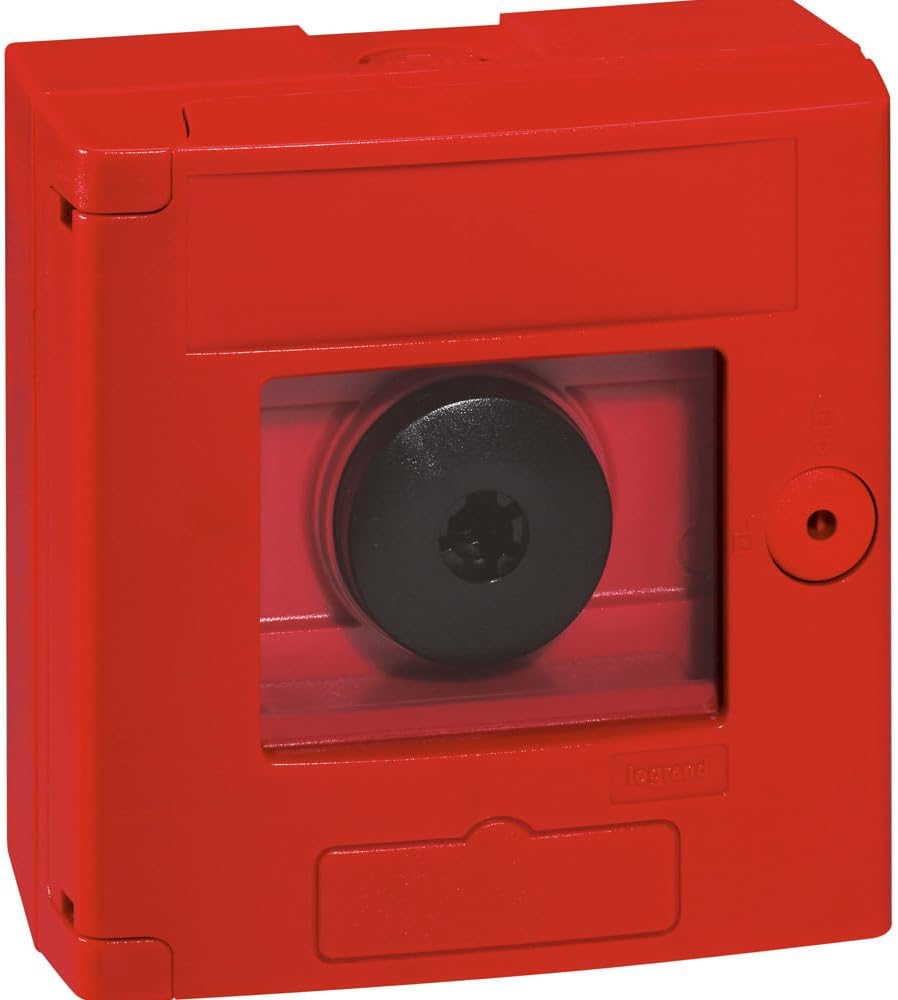 LEGRAND, Sicherheitskasten (rot) IP 44 - IK 07 mit Taster, 038011
