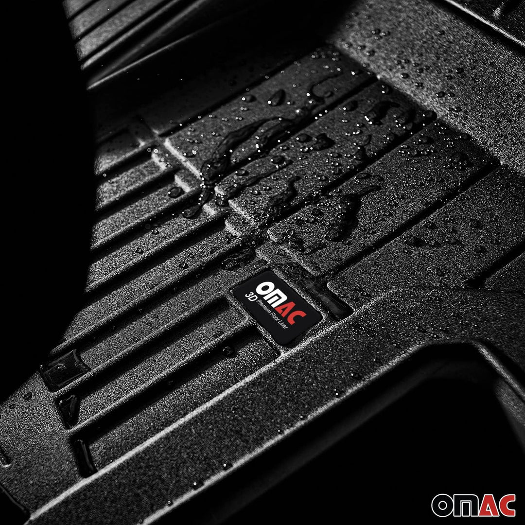 Fussmatten Gummimatten kompatibel mit Renault Master III 2010-2019 OMAC Premium 3D Schwarz TPE Gummi