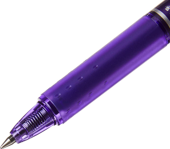 Pilot FriXion Clicker Gelschreiber mit Druckknopf radierbar 12 Stück Violett Packung mit 12, Packung